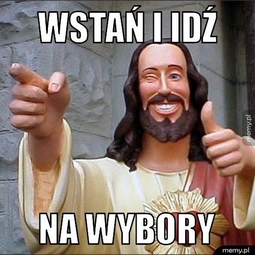 wstań i idź na wybory