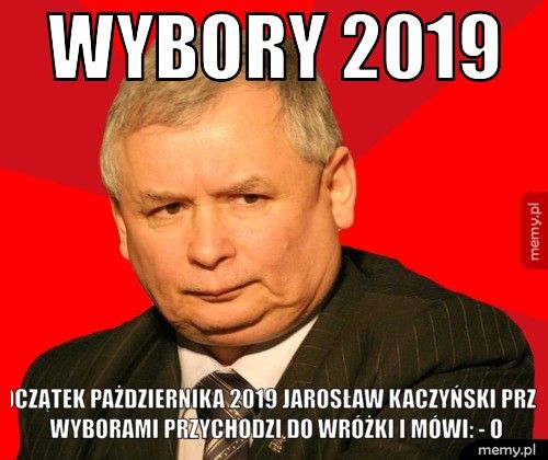 WYBORY 2019 Początek pażdziernika 2019 Jarosław Kaczyński przed wyborami prz