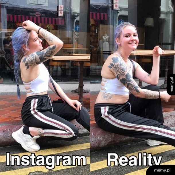 Instagram i rzeczywistość