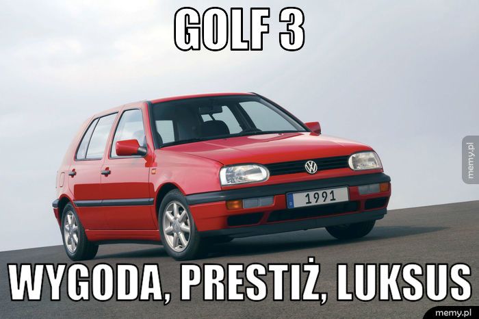GOLF 3 Wygoda, prestiż, luksus