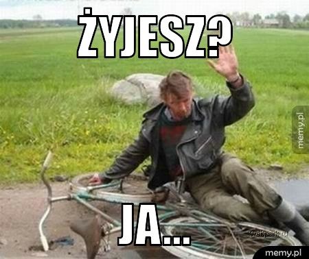 żyjesz? ja...