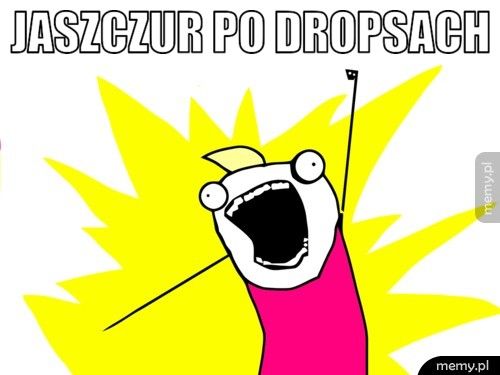 Jaszczur po dropsach