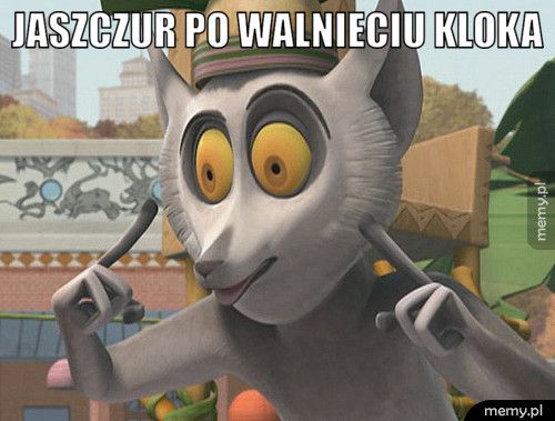Jaszczur po walnieciu kloka