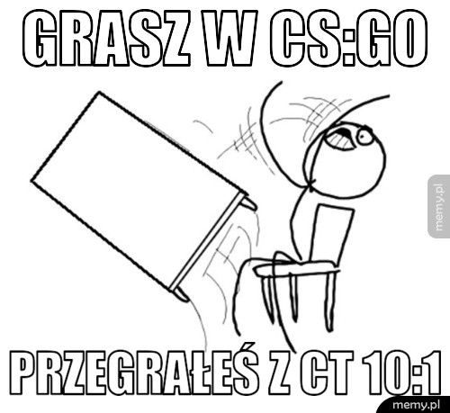 grasz w cs:go przegrałeś z CT 10:1