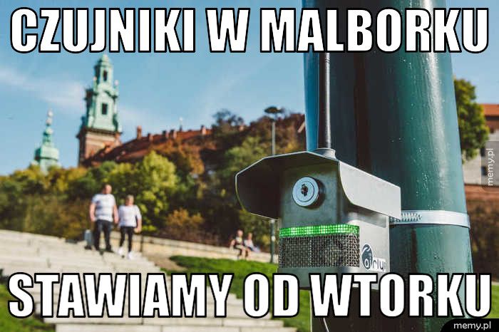 Czujniki w malborku Stawiamy od wtorku