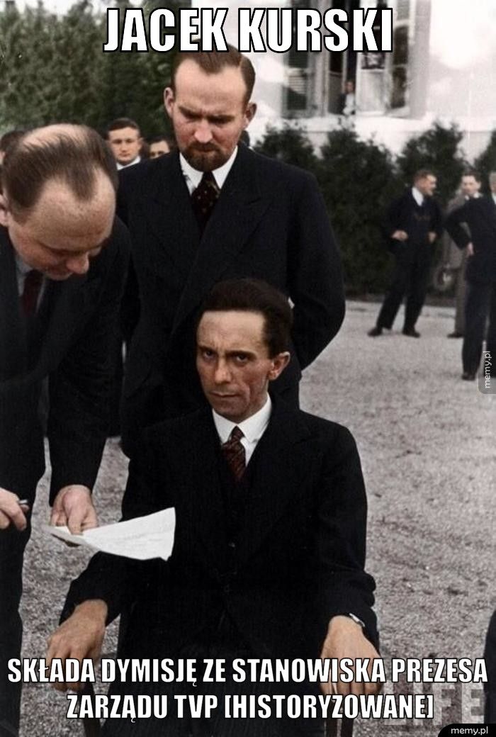 Jacek kurski składa dymisję ze stanowiska prezesa zarządu tvp [historyzowane]