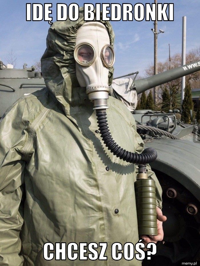 idę do biedronki chcesz coś?