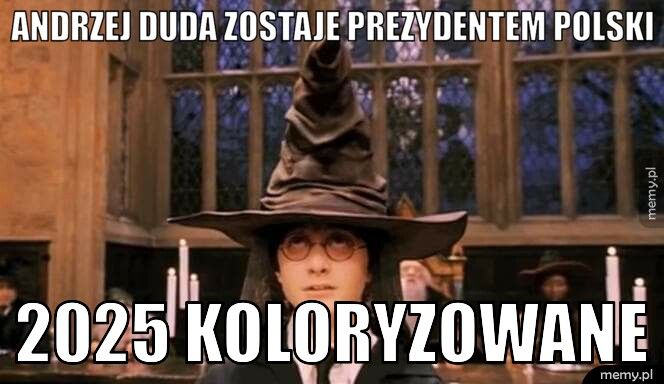 Andrzej Duda zostaje prezydentem Polski  2025 koloryzowane