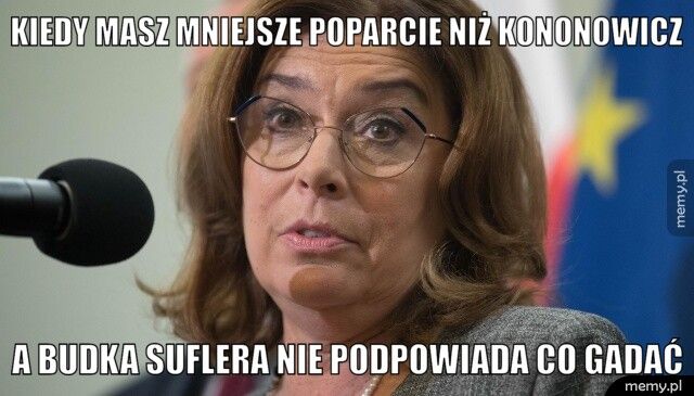 kiedy masz mniejsze poparcie niż kononowicz a Budka Suflera nie podpowiada co gadać