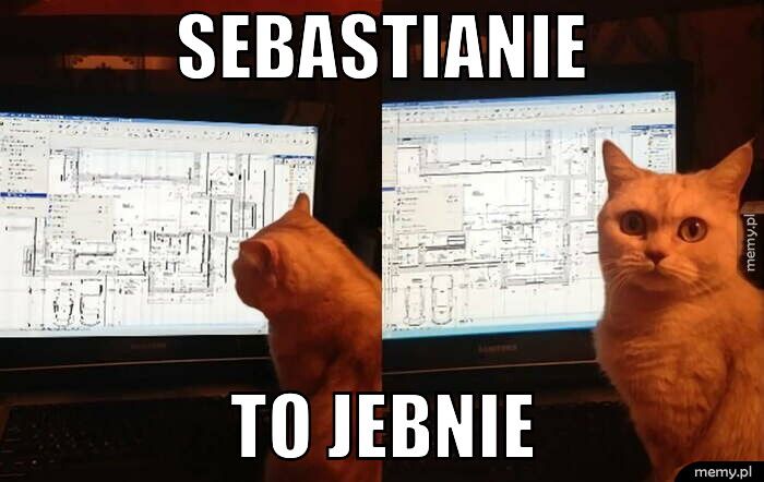 Mem: Sebastianie TO JEBNIE