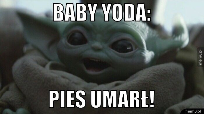 BABY YODA: Pies Umarł!