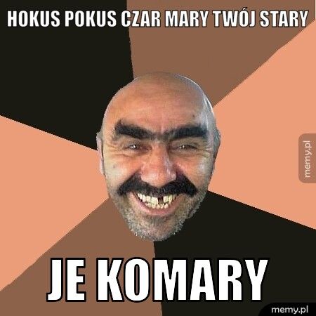 hokus pokus czar mary twój stary je komary