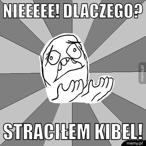 nieeeee! dlaczego? straciłem kibel!