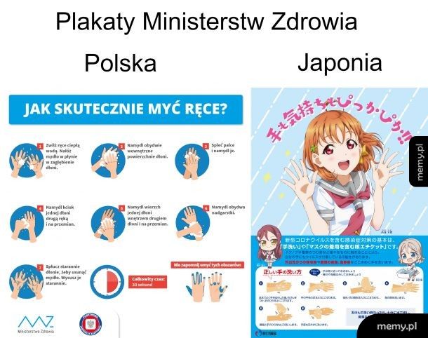 Plakaty ministerstw zdrowia