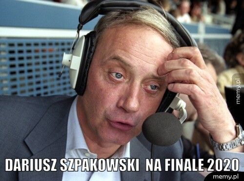 Dariusz Szpakowski na finale 2020