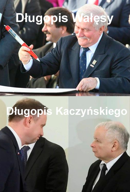 Duda jednak długopis