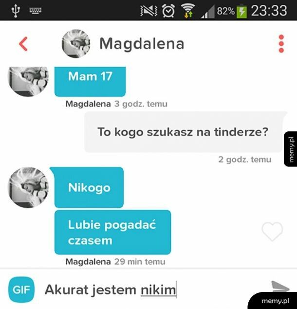 Samotność na tinderze