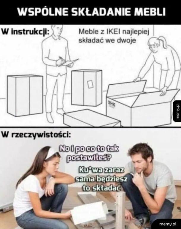 Skladanie Mebli Z Ikea Memy Pl
