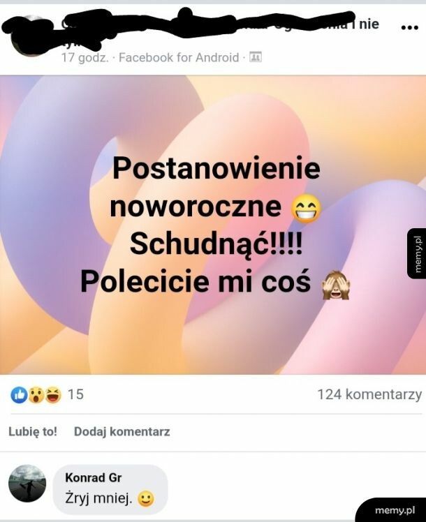 Postanowienia noworoczne.