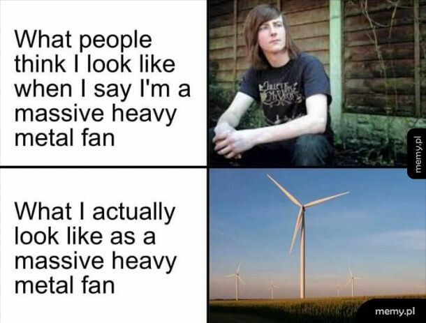 Metal fan