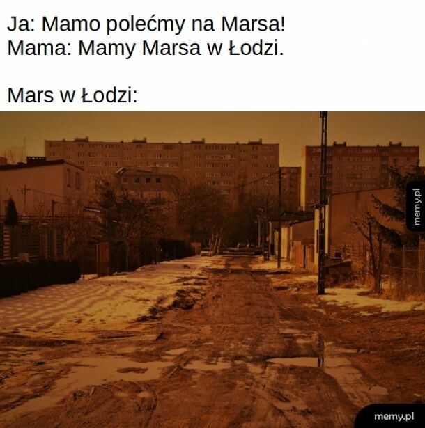 Mars w Łodzi
