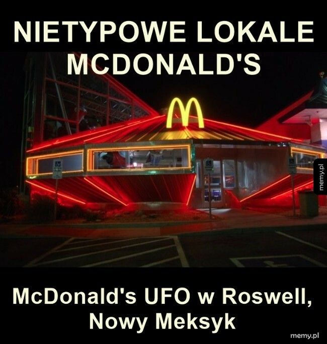 McDonald's inspirowany UFO