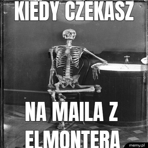 KIEDY CZEKASZ na maila z elmontera