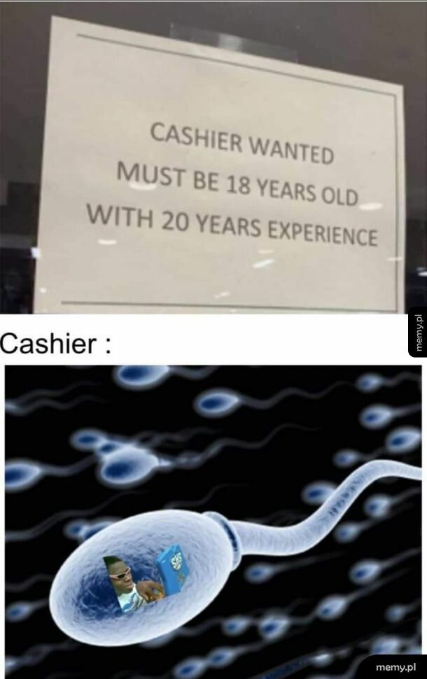 Cashier wanted