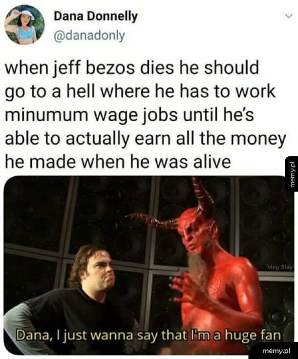Bezos in hell