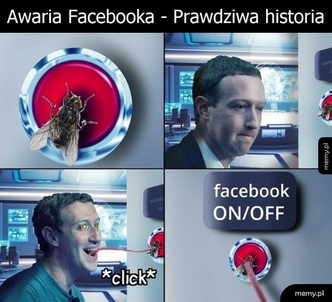 Awaria Facebooka