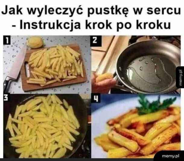 Frytki i olej