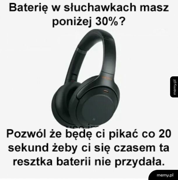 Bateria w słuchawkach