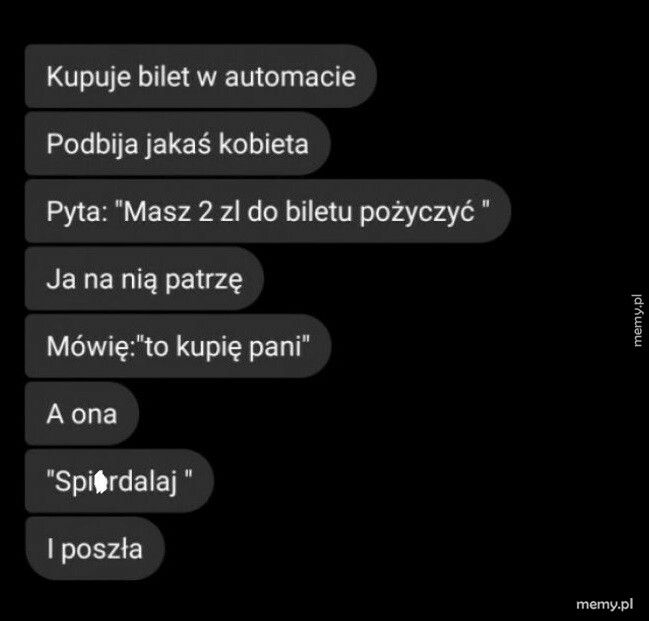 Pieniądze na bilet