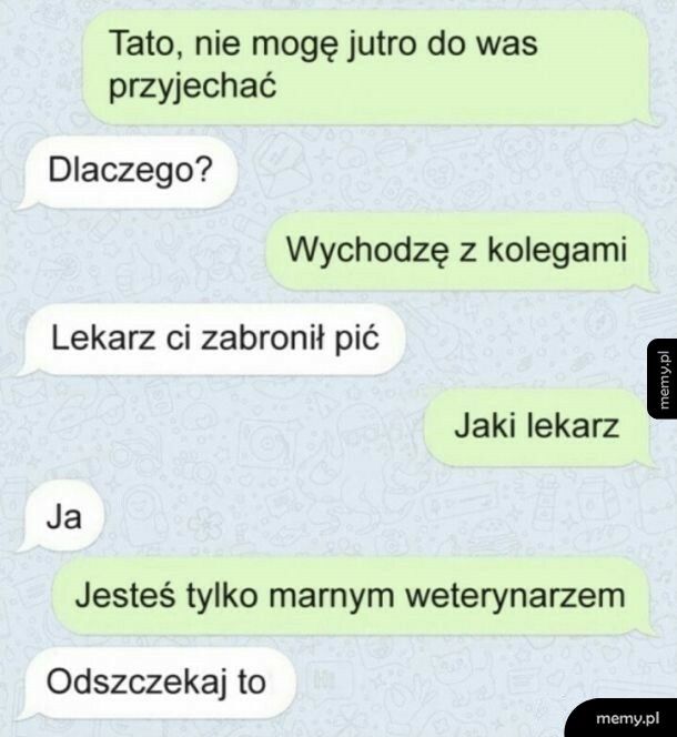 Ojciec weterynarz