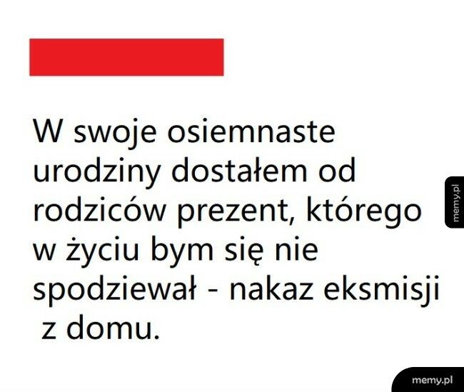 Prezent na osiemnastkę