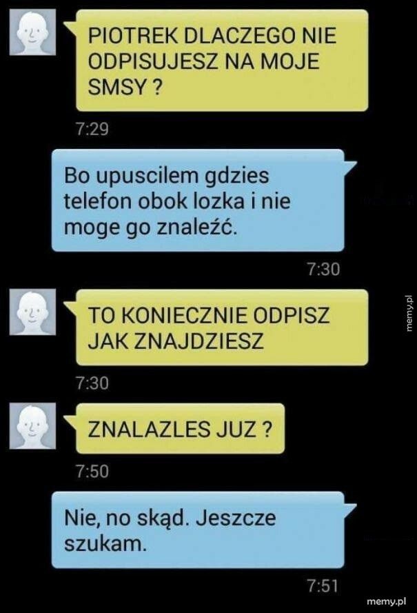 Zagubiony telefon