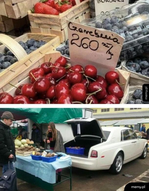 Tymczasem sprzedawcy owoców