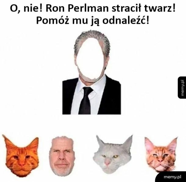 O, nie! Ron Perlman stracił twarz!