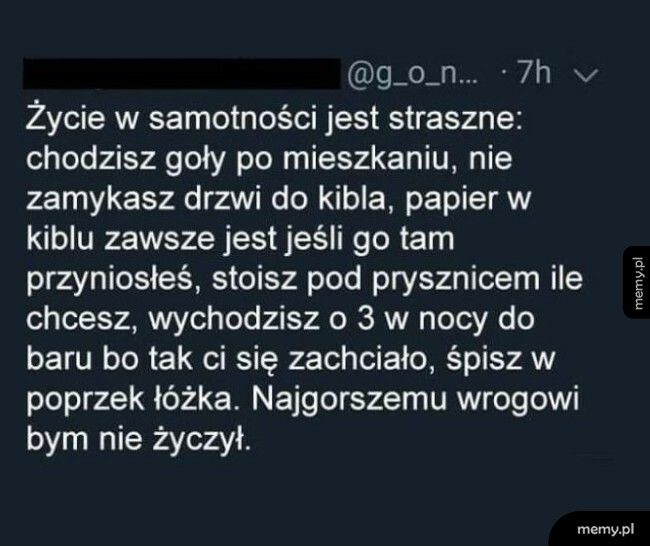 Życie w samotności