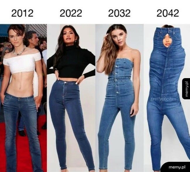 Ewolucja jeansów