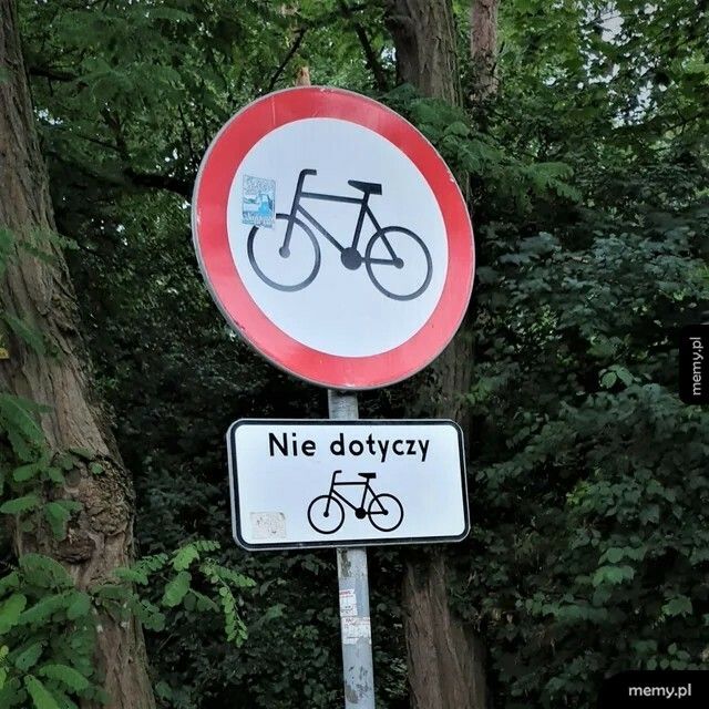 Nie dotyczy rowerów