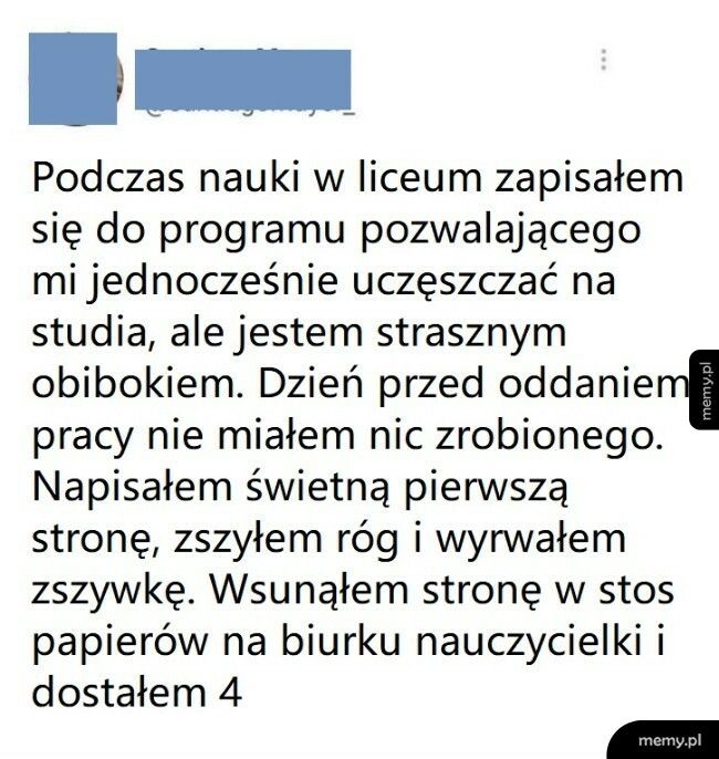 Z życia obiboka