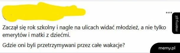 Dzieci wesoło wybiegły ze szkoły