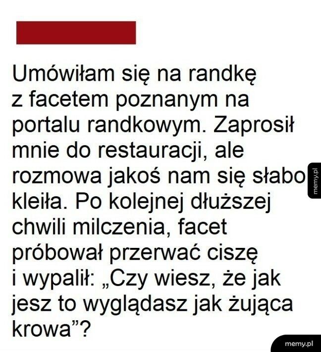 Niezręczna cisza na randce