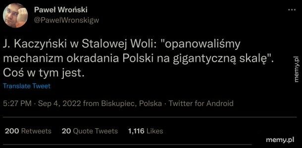 Dajcie Kaczyńskiemu mówić!