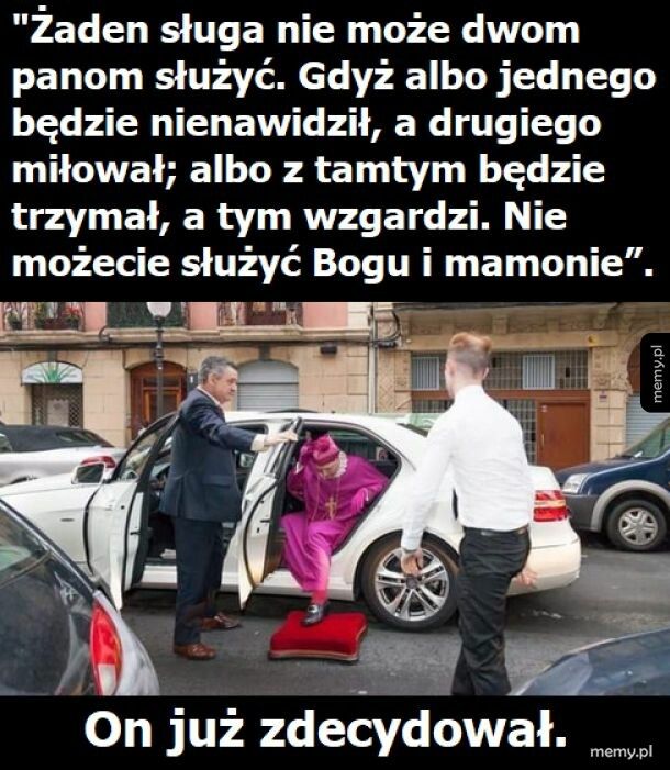 Hipokryzja level polski biskup xD