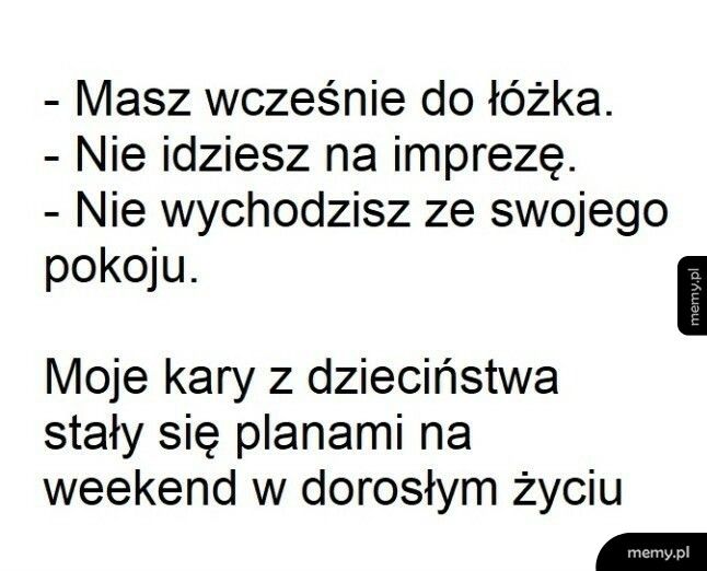 Kary z dzieciństwa