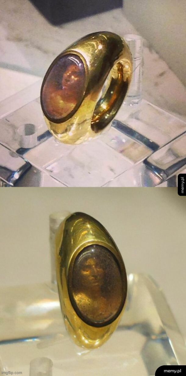 Rzymski pierścień z "hologramem"