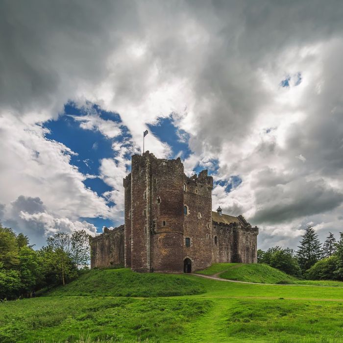 Winterfell: Zamek Doune, Szkocja.