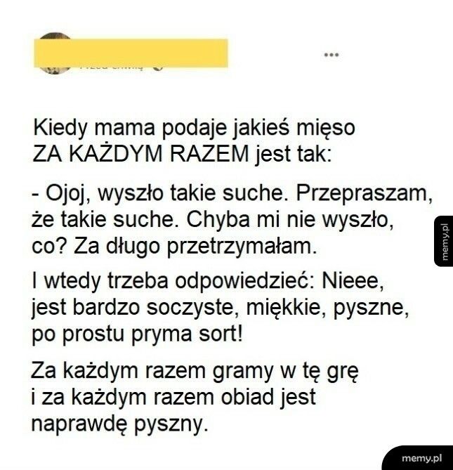 Podawanie mięsa